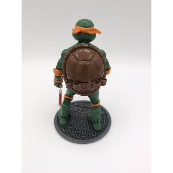 TMNT 7" Action Figure Michelangelo Teenage Mutant Ninja Turtles with Weapons - Picture 2 of 3